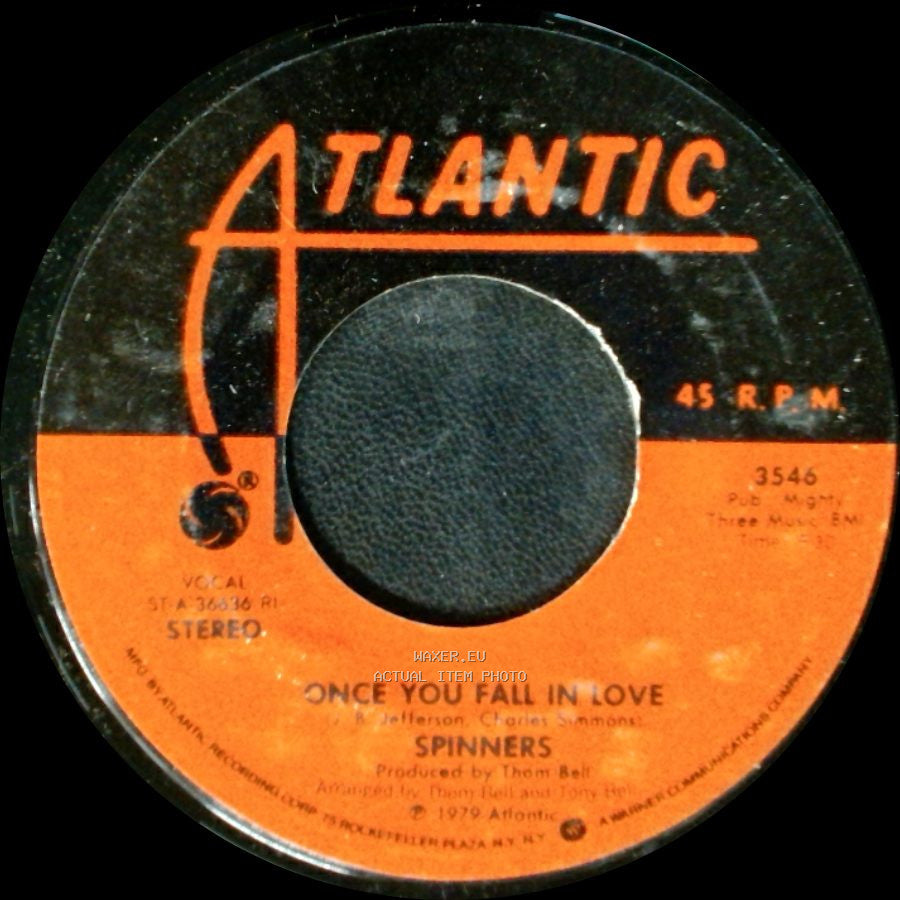Spinners - Once You Fall In Love / Are You Ready For Love side A