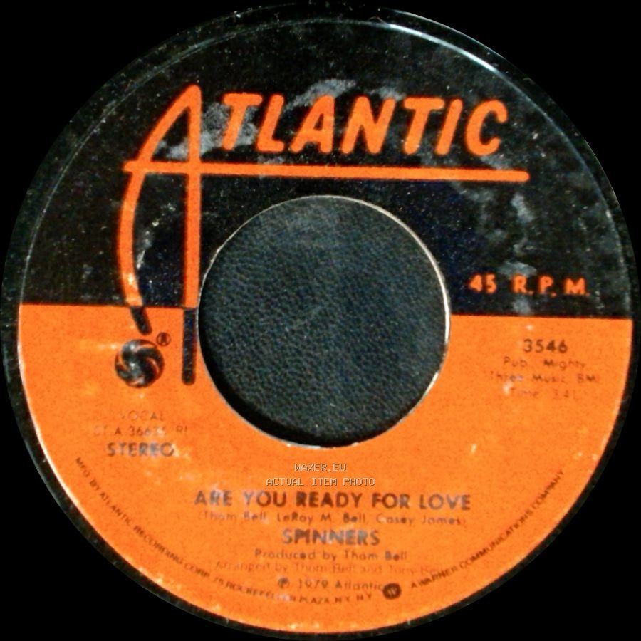 Spinners - Once You Fall In Love / Are You Ready For Love side B