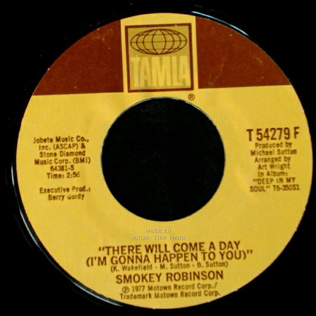 Smokey Robinson - There Will Come A Day (I'm Gonna Happen To You) / The Humming Song (Lost For Words) side A