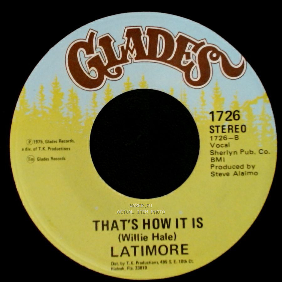 Latimore - Keep The Home Fire Burnin' / That's How It Is side B