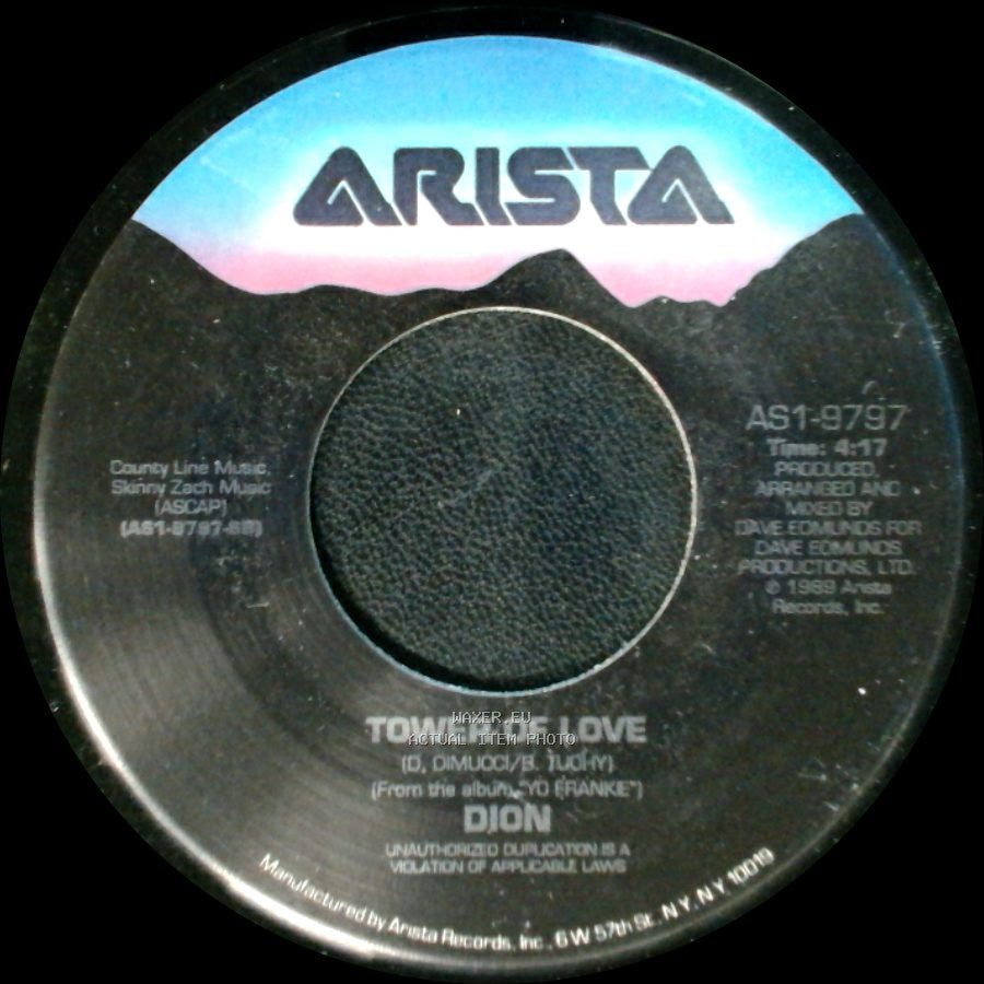 Dion - And The Night Stood Still / Tower Of Love side B