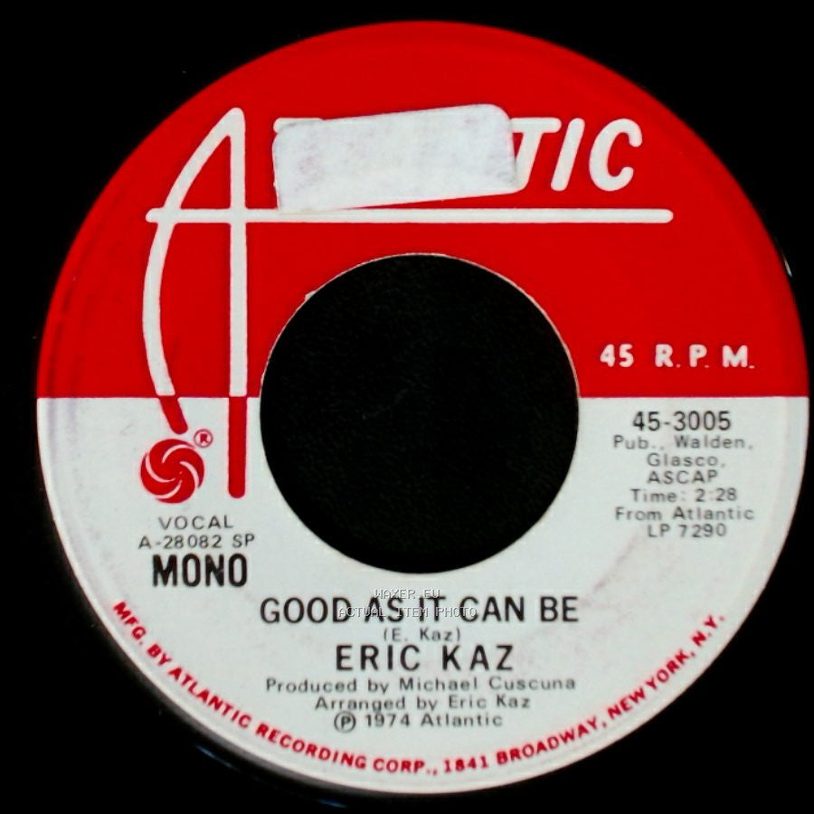 Eric Kaz - Good As It Can Be / Good As It Can Be side B