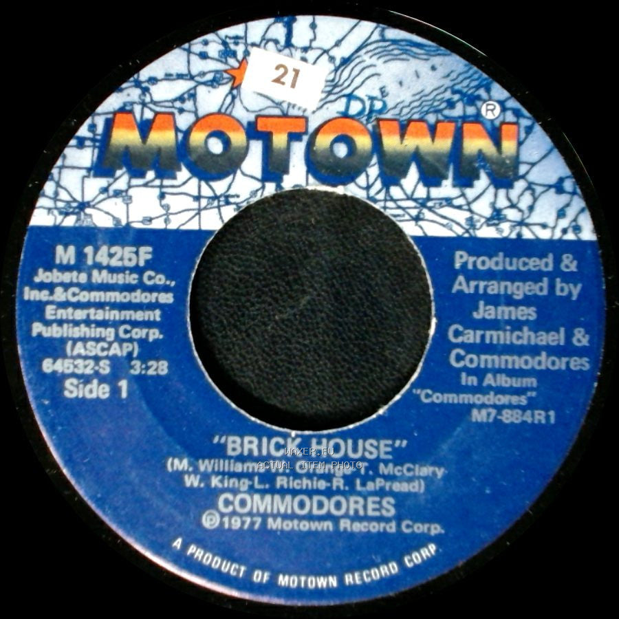 Commodores - Brick House / Captain Quick Draw side A