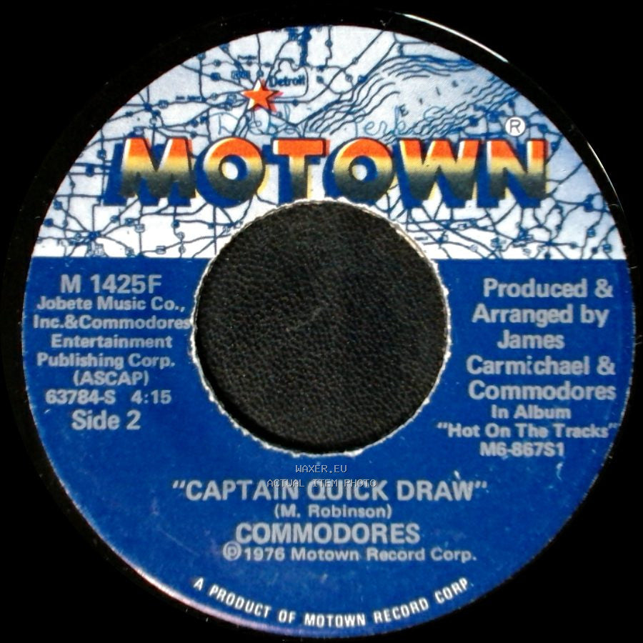 Commodores - Brick House / Captain Quick Draw side B