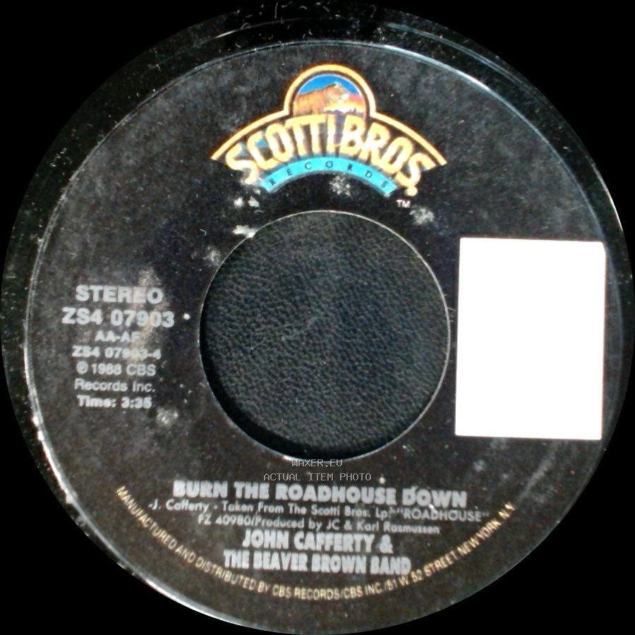 John Cafferty & The Beaver Brown Band - Song & Dance / Burn The Roadhouse Down side B