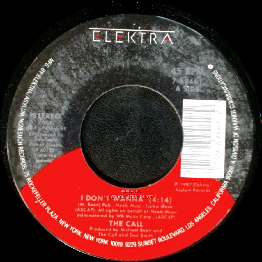 The Call - I Don't Wanna / Day Or Night side A