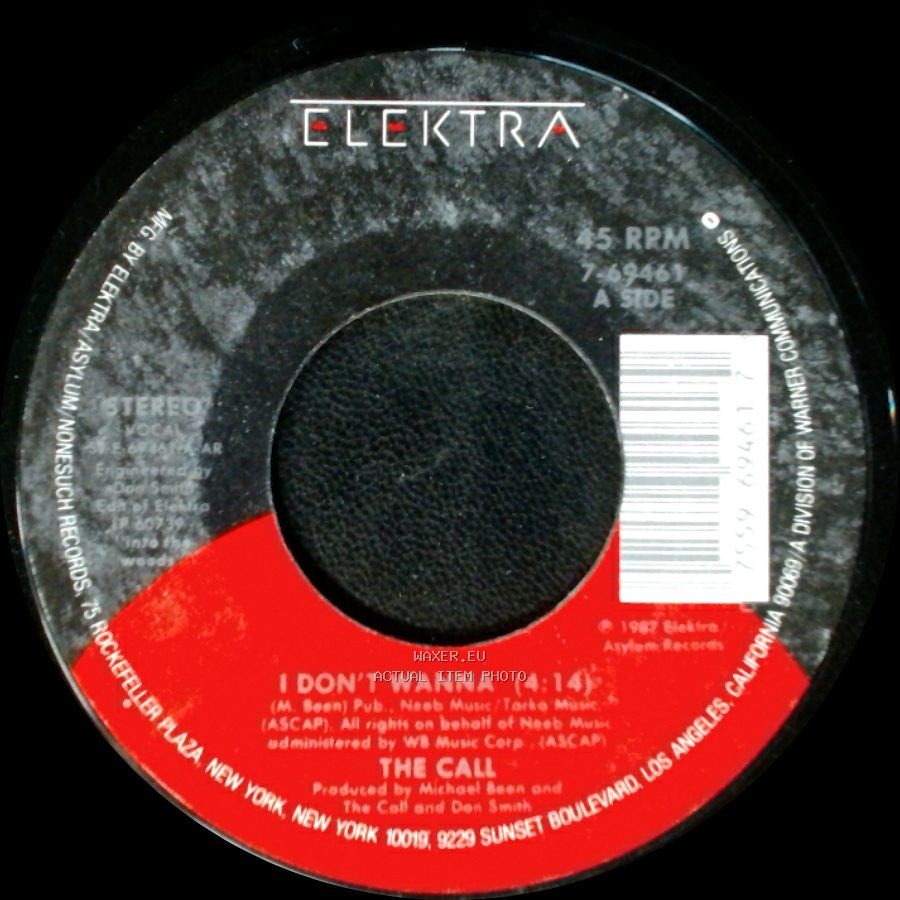 The Call - I Don't Wanna / Day Or Night side A
