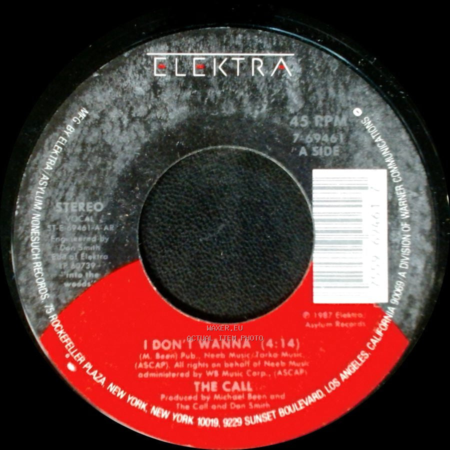 The Call - I Don't Wanna / Day Or Night side A