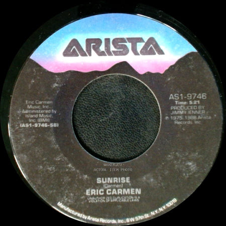 Eric Carmen - Reason To Try / Sunrise side B