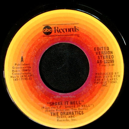 The Dramatics - Shake It Well / That Heaven Kind Of Feeling side A