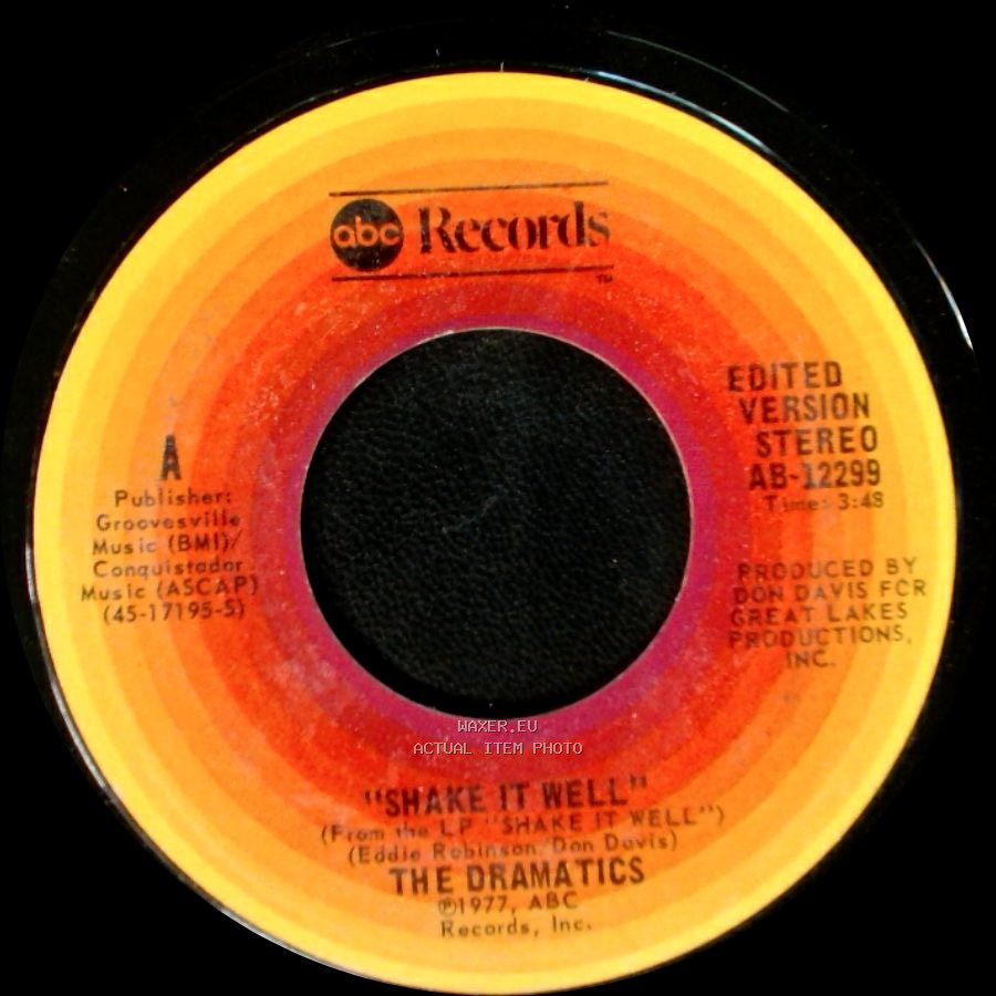 The Dramatics - Shake It Well / That Heaven Kind Of Feeling side A