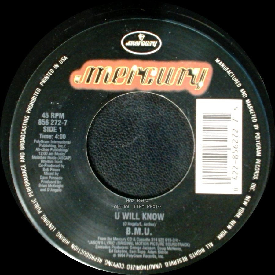 B.M.U. - U Will Know / U Will Know side A