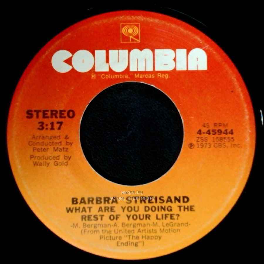 Barbra Streisand - What Are You Doing The Rest Of Your Life? / The Way We Were side A