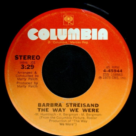 Barbra Streisand - What Are You Doing The Rest Of Your Life? / The Way We Were side B
