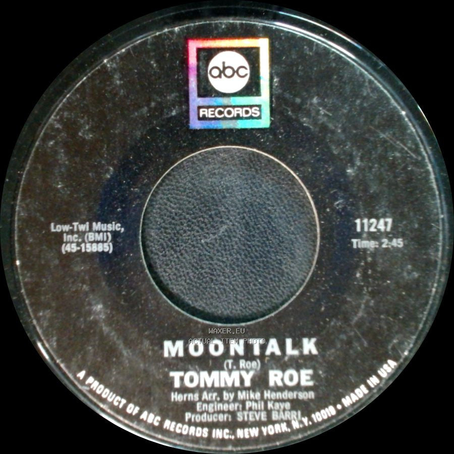 Tommy Roe - Moontalk / Jam Up & Jelly Tight side A