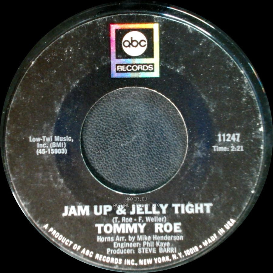 Tommy Roe - Moontalk / Jam Up & Jelly Tight side B