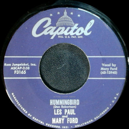 Les Paul And Mary Ford - Goodbye, My Love / Hummingbird side B