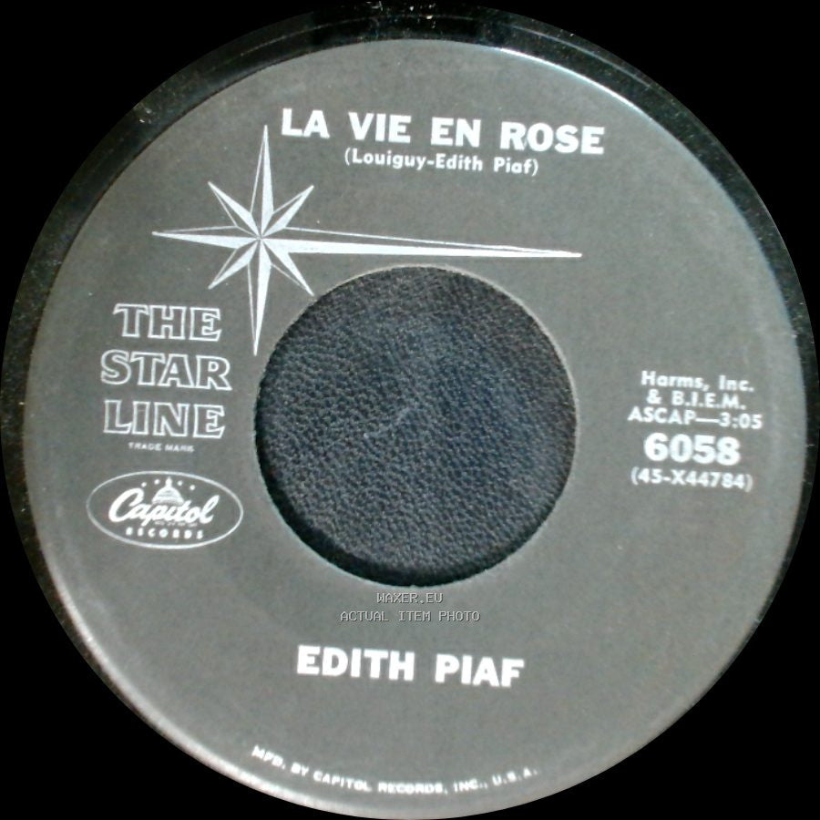 Edith Piaf - Milord / La Vie En Rose side B