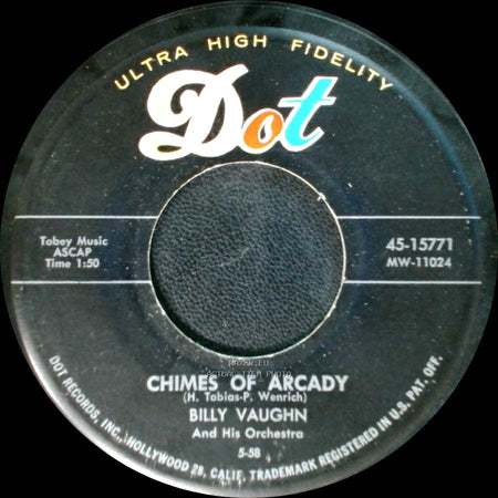 Billy Vaughn And His Orchestra - Singing Hills / Chimes Of Arcady side B