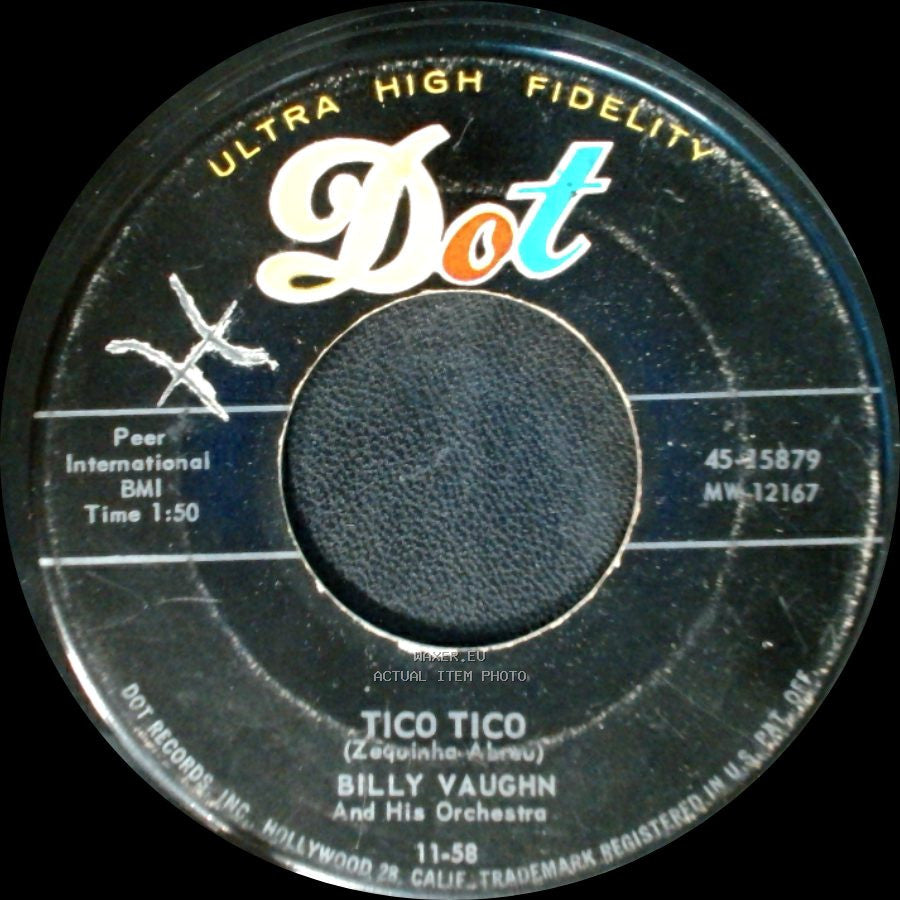Billy Vaughn And His Orchestra - Tico Tico / Blue Hawaii side A