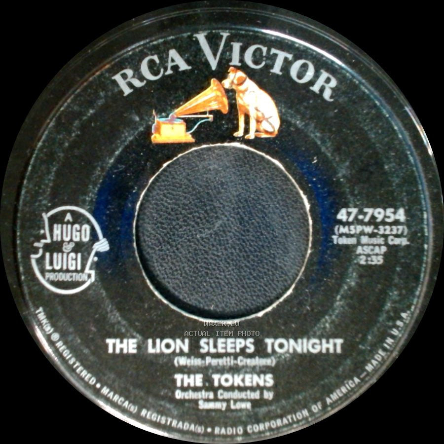 The Tokens - The Lion Sleeps Tonight / Tina side A