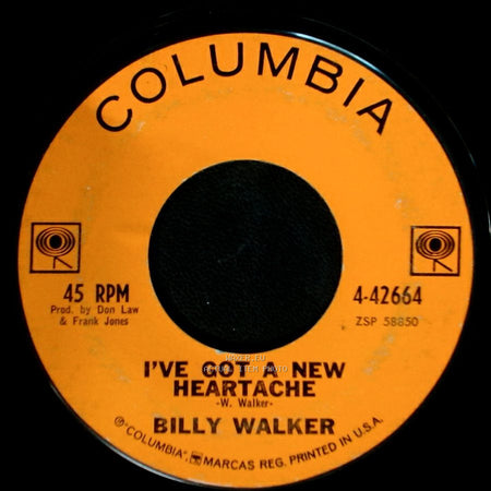 Billy Walker - Thank You For Calling / I've Got A New Heartache side B