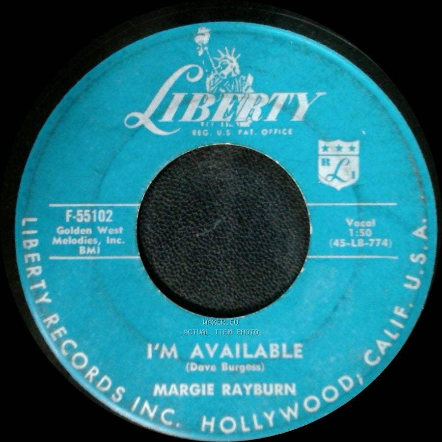Margie Rayburn - If You Were / I'm Available side B