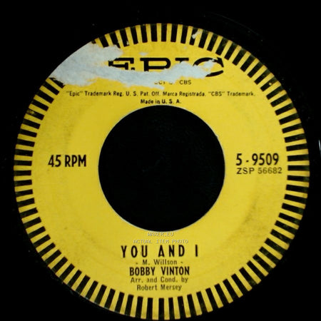 Bobby Vinton - You And I / Roses Are Red (My Love) side A
