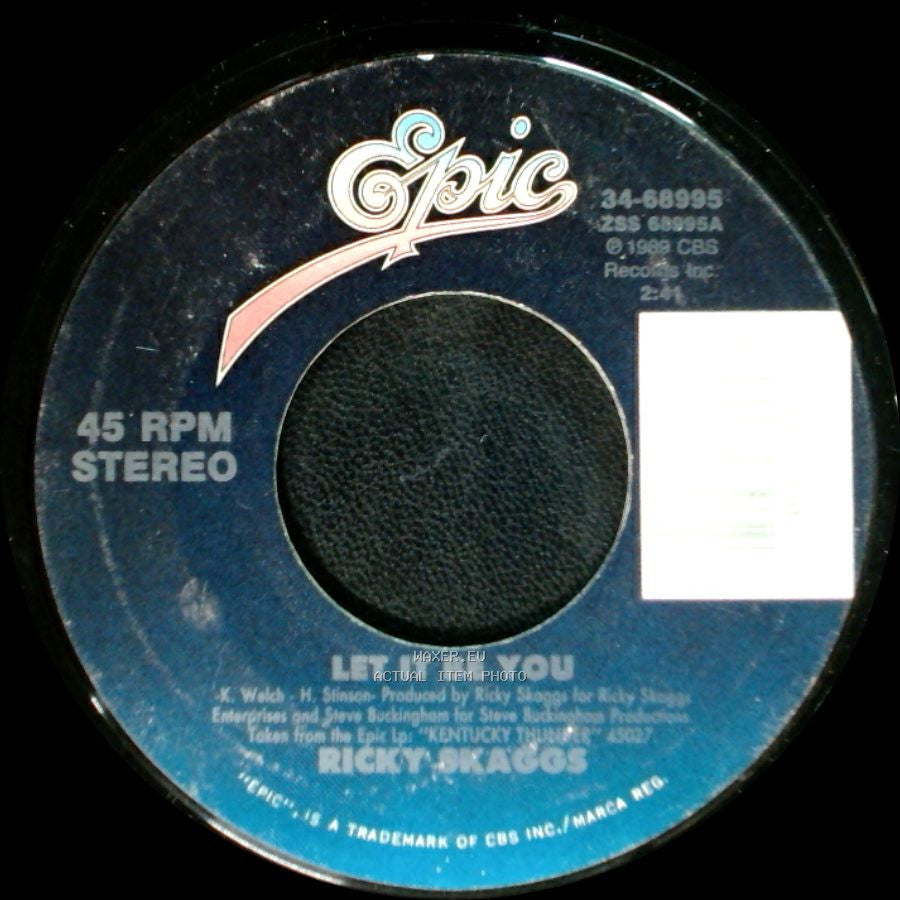 Ricky Skaggs - The Fields Of Home / Let It Be You side B