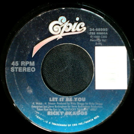 Ricky Skaggs - The Fields Of Home / Let It Be You side B