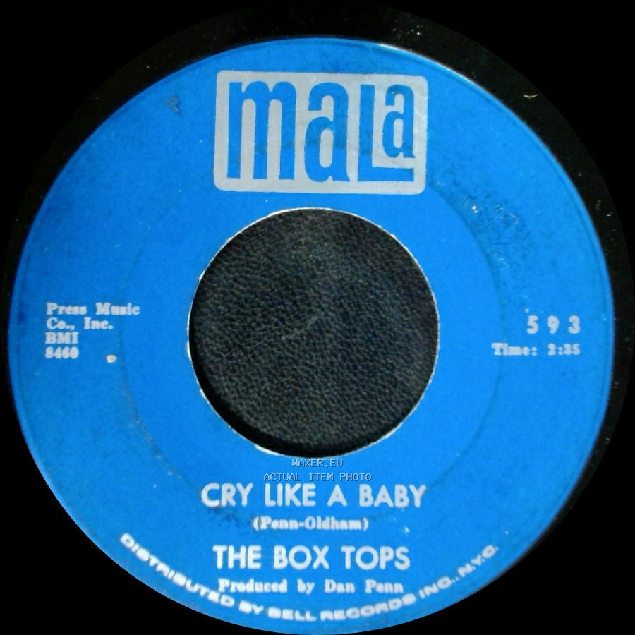 The Box Tops - The Door You Closed To Me / Cry Like A Baby side B