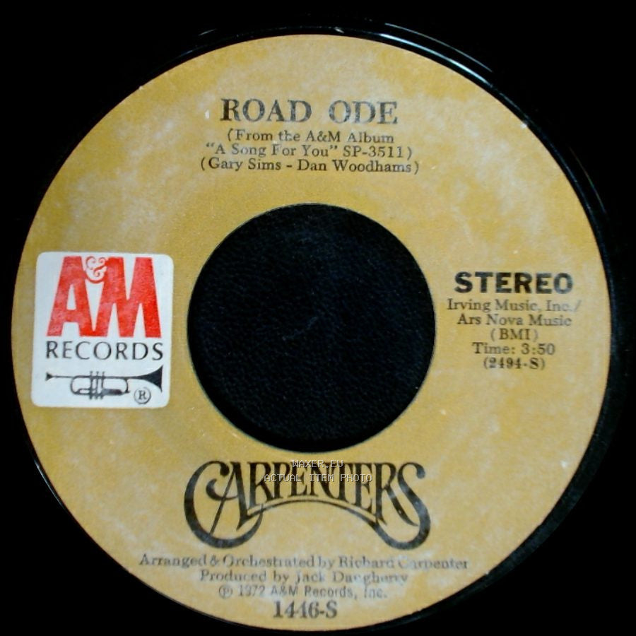 Carpenters - Yesterday Once More / Road Ode side B
