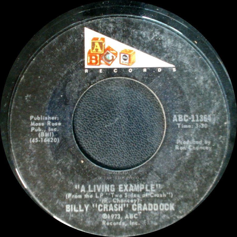 Billy "Crash" Craddock - Slippin' And Slidin' / A Living Example side B