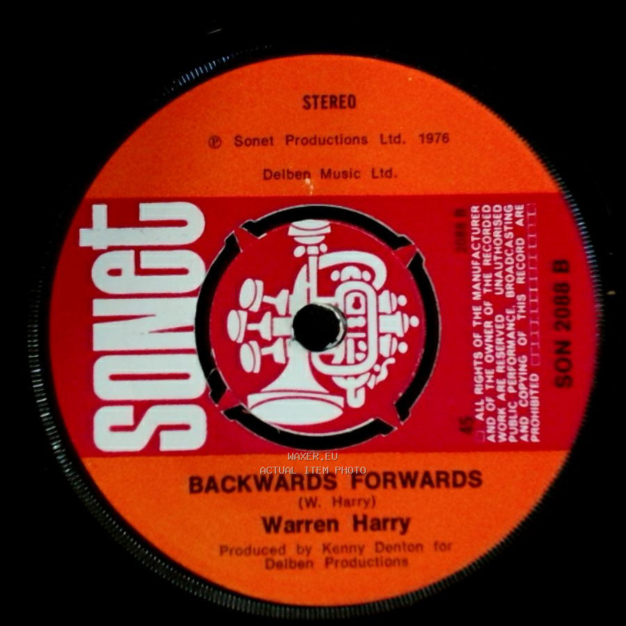 Warren Harry - Backwards Forwards / I Don't Care side A