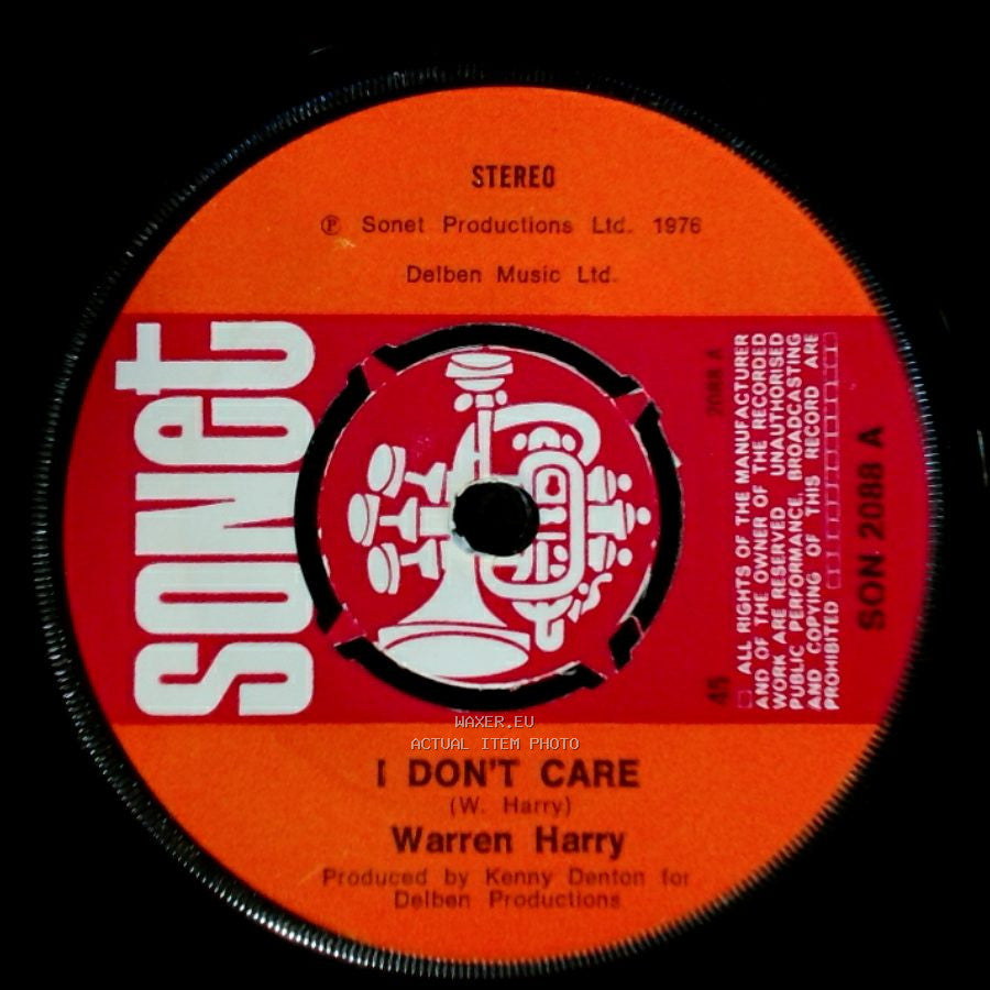 Warren Harry - Backwards Forwards / I Don't Care side B