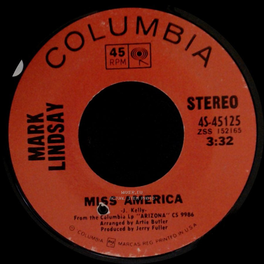 Mark Lindsay - Miss America / Small Town Woman side A
