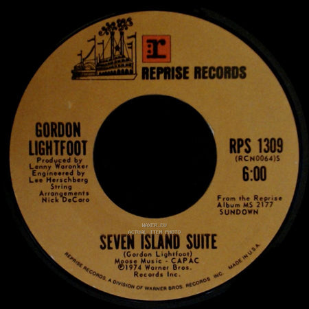 Gordon Lightfoot - Carefree Highway / Seven Island Suite side B