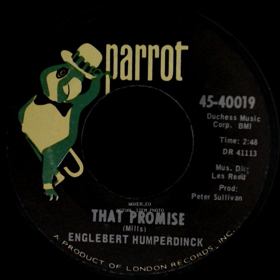 Englebert Humperdinck - The Last Waltz / That Promise side B