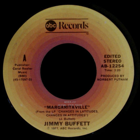Jimmy Buffett - Margaritaville / Miss You So Badly side A