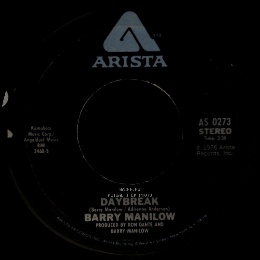 Barry Manilow - Daybreak / Jump Shout Boogie side A