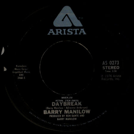 Barry Manilow - Daybreak / Jump Shout Boogie side A