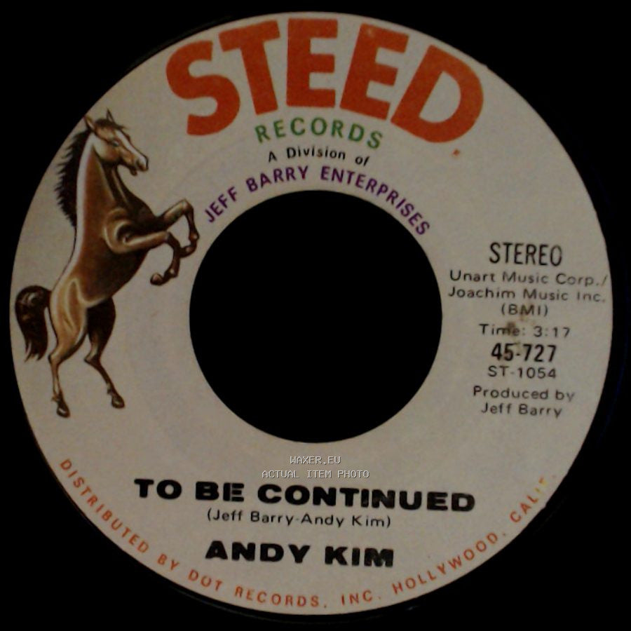 Andy Kim - To Be Continued / It's Your Life side A