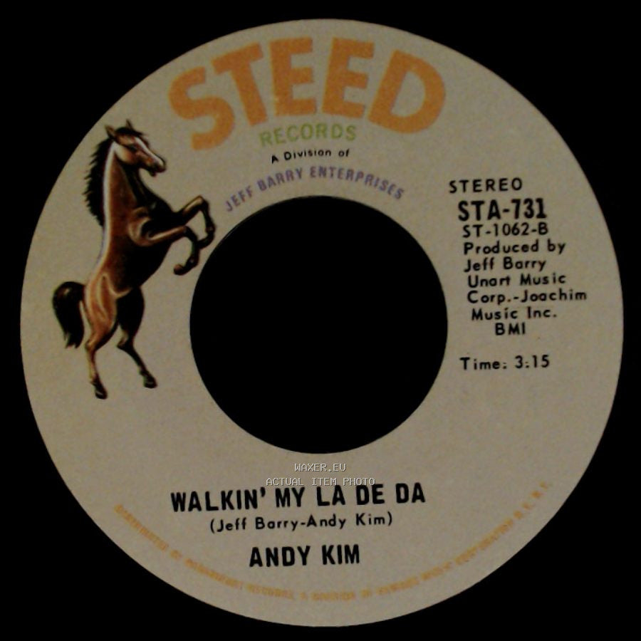Andy Kim - Walkin' My La De Da / I Wish I Were side A