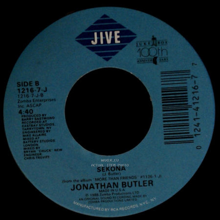 Jonathan Butler - Sarah, Sarah / Sekona side B