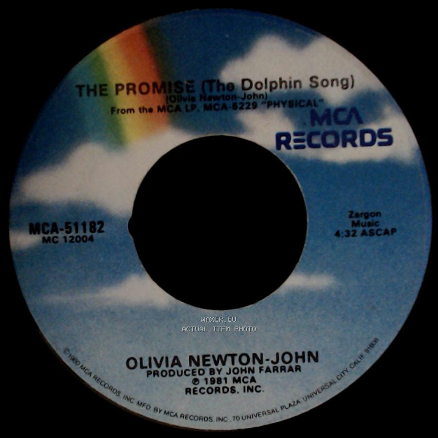 Olivia Newton-John - Physical / The Promise (The Dolphin Song) side B