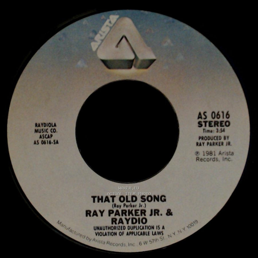 Ray Parker Jr. & Raydio - That Old Song / Old Pro side A