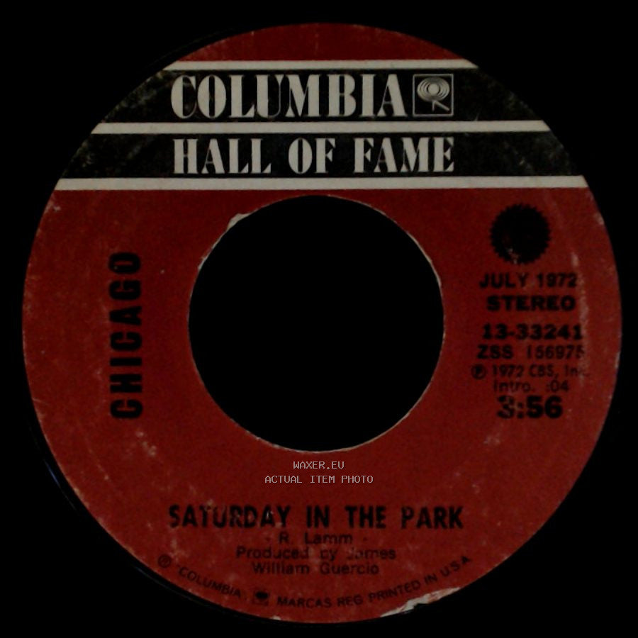 Chicago - Dialogue (Part I & Ii) / Saturday In The Park side B