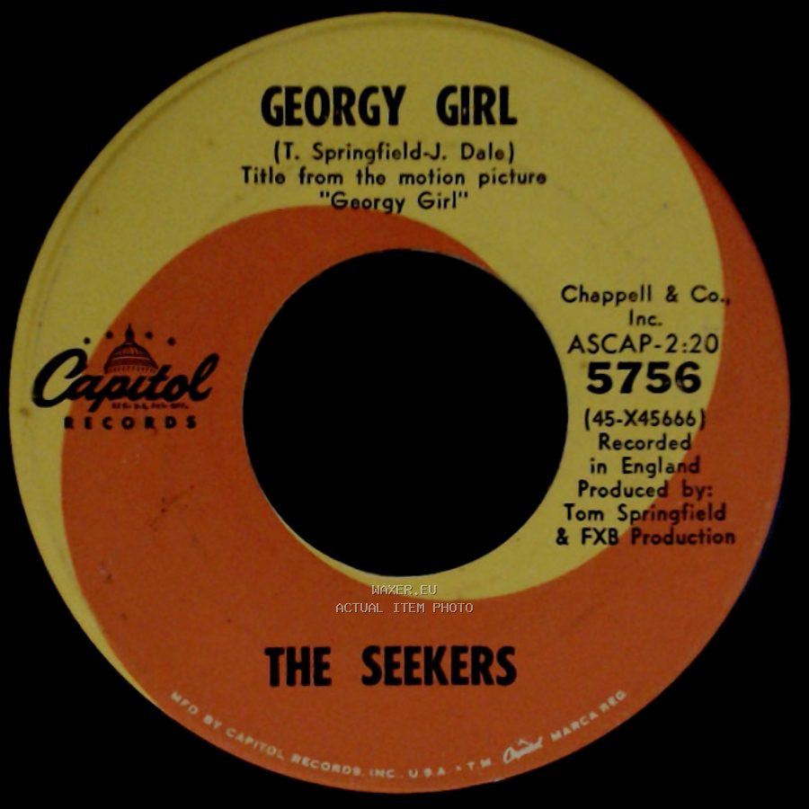 The Seekers - Georgy Girl / When The Stars Begin To Fall side A