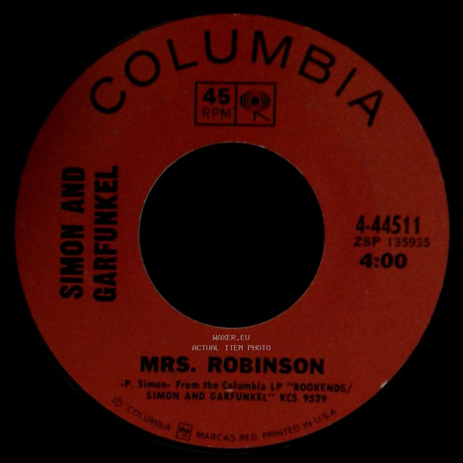 Simon And Garfunkel - Mrs. Robinson / Old Friends/Bookends side A