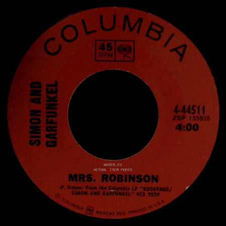 Simon And Garfunkel - Mrs. Robinson / Old Friends/Bookends side A